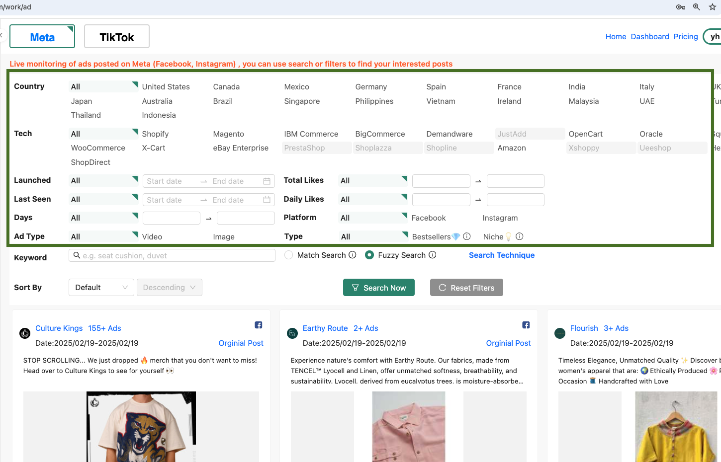 智能筛选系统 多维锁定爆款广告